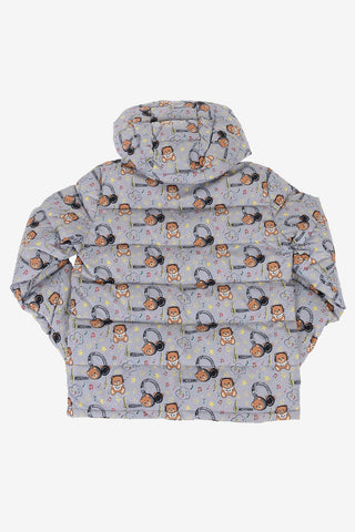 TEEN All Over Logo down jacket
