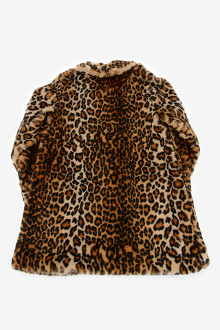 cheetah-print faux fur ZEPPOLA coat