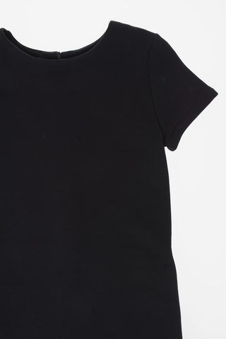 vestito ribbed con Banda Logata