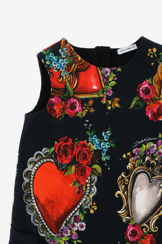 Floral-print FLASH dress with Zip Back Closure