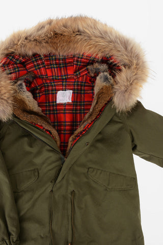 Real Fur applications parka