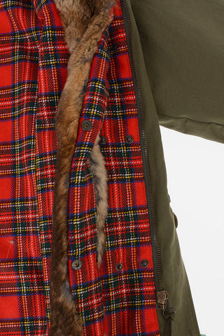 Real Fur applications parka