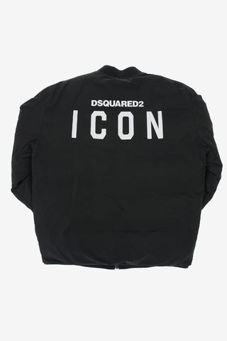 Bomber ICON Down Jacket with Print Back