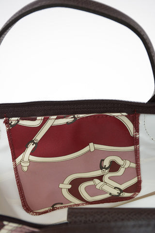 Printed Fabric LE PLIAGE Tote Bag