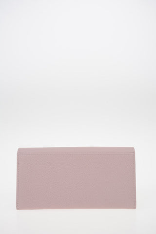 Leather Wallet with Outer Pocket