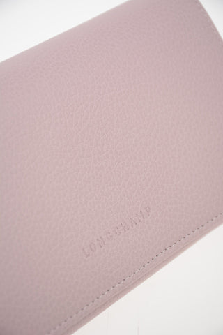 Leather Wallet with Outer Pocket