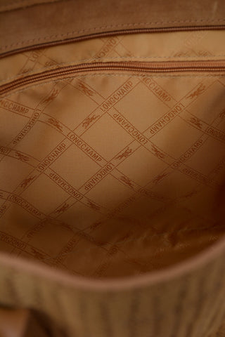Tote Bag With Braided Suede Details