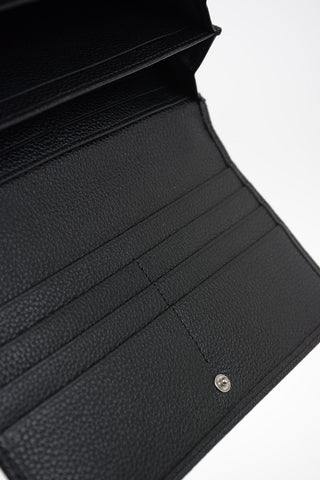 Leather Wallet with Outer Pocket