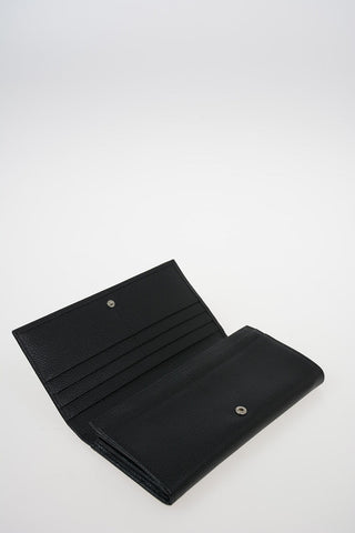 Leather Wallet with Outer Pocket