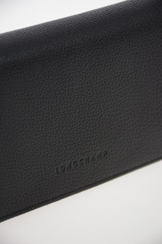 Leather Wallet with Outer Pocket