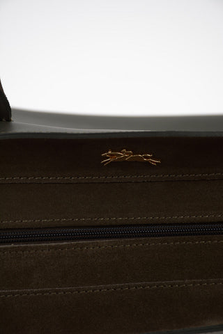 Leather and Suede Tote Bag