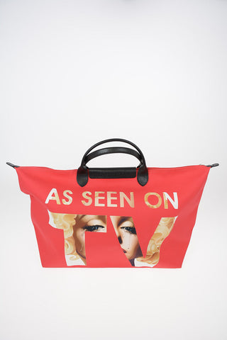JEREMY SCOTT Canvas AS SEEN ON TV Tote bag