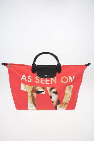 JEREMY SCOTT Canvas AS SEEN ON TV Tote bag