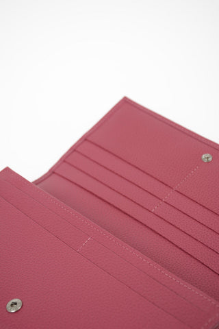 Leather Wallet with Outer Pocket