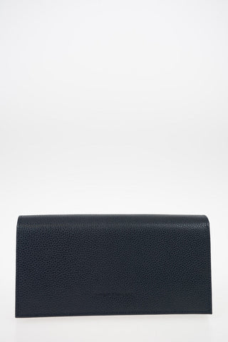 Leather Wallet with Outer Pocket