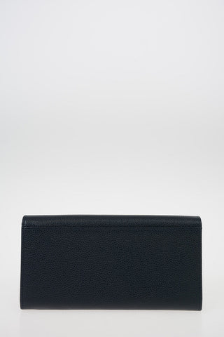 Leather Wallet with Outer Pocket