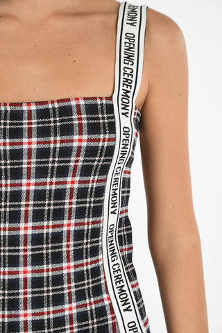 Vestito Attillato Tartan