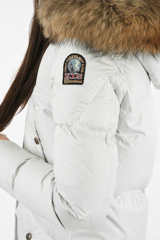 Nylon Down Jacket with fur