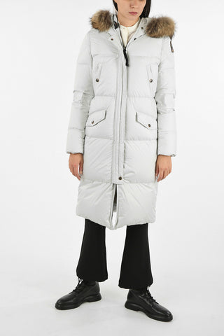 Nylon Down Jacket with fur