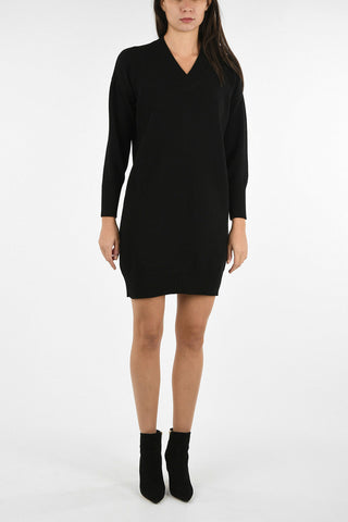 vestito shift scollo a v