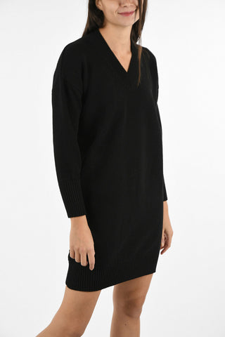 vestito shift scollo a v