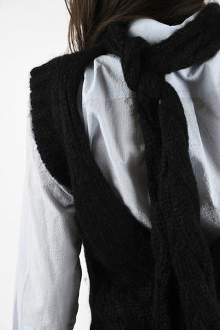Cable Knit Sleeveless Sweater