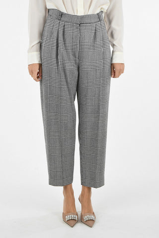 Virgin Wool Houndstooth Pant