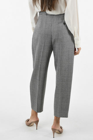 Virgin Wool Houndstooth Pant