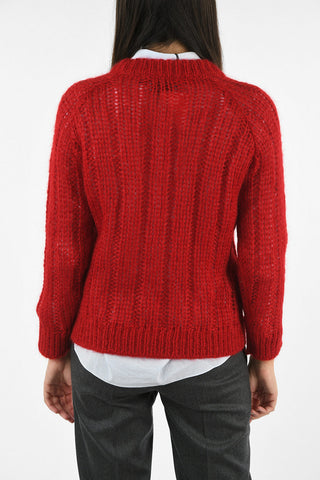Cable Knit Crewneck Sweater