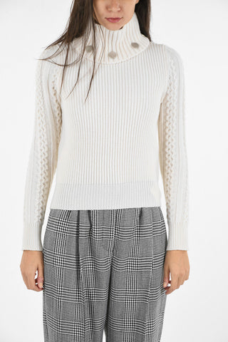 Ribbed Turtleneck Sweater