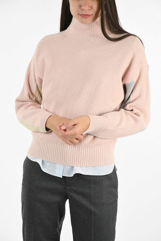 Ribbed Turtleneck Sweater