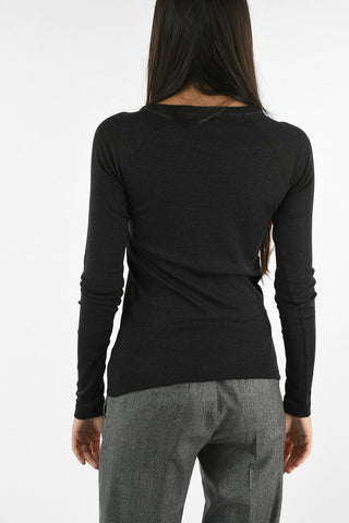 Wool V-neck Sweater