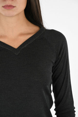 Wool V-neck Sweater
