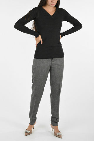 Wool V-neck Sweater