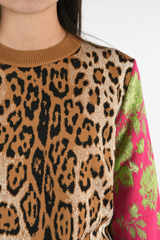 Leopard-print Sweater