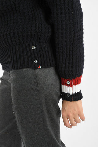 Cable Knit Turtleneck Sweater