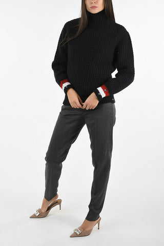 Cable Knit Turtleneck Sweater