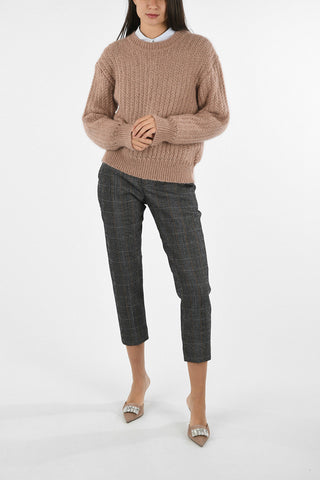 Cable Knit Glittered Sweater