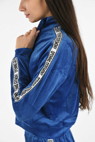 Chenille Crop Sweatshirt