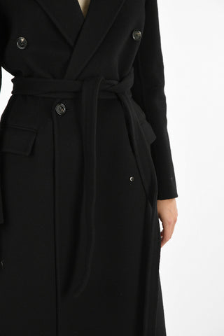 Wool Double Breasted trench