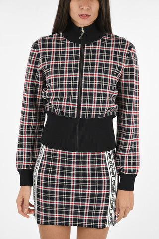 Tartan Crop Sweater