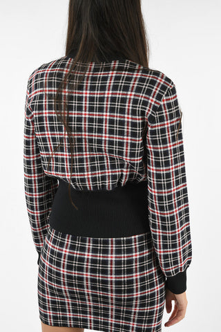 Tartan Crop Sweater