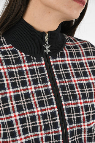 Tartan Crop Sweater