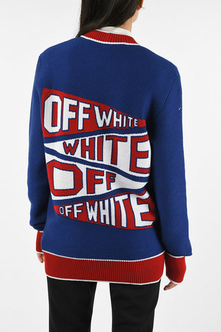 Oversized Cardigan with Embroidery on the Back