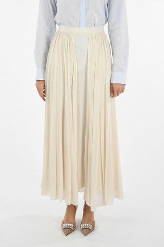 Draped CACHI Midi Skirt