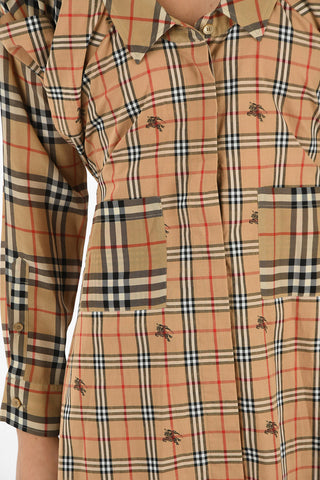 Silk Shirt Dress