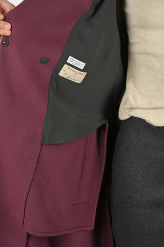Cappotto chesterfield in Lana e Cashmere