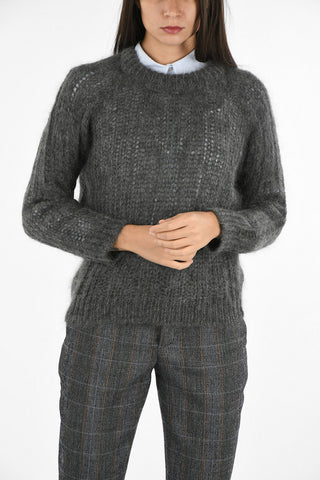 Cable Knit Crewneck Sweater