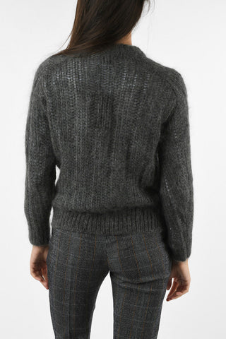 Cable Knit Crewneck Sweater