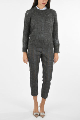 Cable Knit Crewneck Sweater
